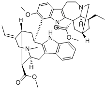 CAS#: 2665-57-8， 13-Methoxy-14-[(3a)-17-methoxy-17-oxovobasan-3-yl]-Ibogamine-18-carboxylic acid methyl ester