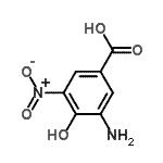 CAS#: 267014-44-8， 3-Amino-4-Hydroxy-5-Nitrobenzoic Acid