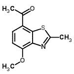 CAS#: 26749-57-5， 1-(4-Methoxy-2-Methyl-1,3-Benzothiazol-7-Yl)Ethanone