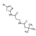 CAS#: 267658-16-2， 2-Methyl-2-Propanyl {3-[(5-Bromo-1,3-Thiazol-2-Yl)Amino]-3-Oxopropyl}Carbamate
