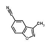 CAS#: 267875-57-0， 3-Methyl-1,2-Benzoxazole-5-Carbonitrile