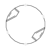 CAS#: 26822-25-3， 3,7,14,18-Tetrathiatricyclo[18.2.2.2(9,12)]Hexacosa-9,11,20,22(1),23,25-Hexene