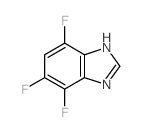 CAS 登录号：2686-72-8， 4,6,7-三氟-1H-苯并咪唑