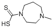 CAS#: 26865-04-3， 4-Methyl-1-Homopiperazinedithiocarboxylic Acid