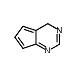 结构式 CAS# 270-96-2, 4H-环戊二烯并[d]嘧啶