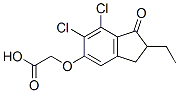 CAS 登录号：27366-21-8， [(6,7-二氯-2-乙基-2,3-二氢-1-氧代-1H-茚-5-基)氧基]乙酸