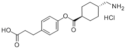 CAS#: 27724-96-5， Cetraxate Hydrochloride