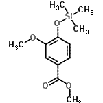 CAS#: 27798-53-4， Methyl 3-Methoxy-4-[(Trimethylsilyl)Oxy]Benzoate