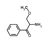 CAS 登录号：27913-16-2， 2-氨基-3-甲氧基-1-苯基-1-丙酮