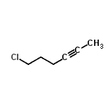 CAS 登录号：28077-73-8， 6-氯-2-己炔