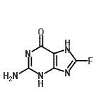 CAS 登录号：28128-36-1， 2-氨基-8-氟-3,7-二氢-6H-嘌呤-6-酮