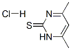结构式 CAS# 28176-16-1, 4,6-二甲基-1H-嘧啶-2-硫酮盐酸盐