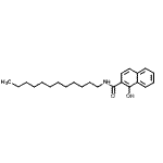 CAS#: 28279-38-1， N-Dodecyl-1-Hydroxy-2-Naphthamide
