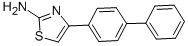 结构式 CAS# 2834-79-9, 4-[1,1'-联苯]-4-基-2-噻唑胺