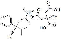 CAS#: 28416-66-2， (3-Cyano-2-Methyl-3-Phenylhexane-5-Yl)Dimethylammonium Dihydrogen (2-Hydroxypropane-1,2,3-Tricarboxylate)