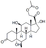 CAS#: 28439-53-4， 5-alpha,11-beta,17-alpha,21-Tetrahydroxy-6-beta-Methylpregnane-3,20-Dione 21-Acetate