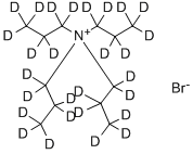 结构式 CAS# 284474-84-6, 四丙基-D28-溴化铵