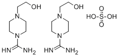 CAS#: 28457-23-0， 4-(2-Hydroxyethyl)-Piperazine-1-Carboxamidine Hemisulfate