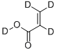 结构式 CAS# 285138-82-1, 丙烯酸-D4
