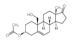 CAS#: 2857-42-3， 3beta-Acetyloxy-19-Hydroxyandrost-5-En-17-One