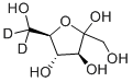 结构式 CAS# 285979-75-1, D-果糖-6,6-D2