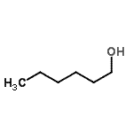 结构式 CAS# 286013-16-9, 1-(<sup>13</sup>C<sub>6</sub>)己醇