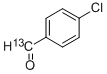 结构式 CAS# 286013-17-0, 4-氯苯甲醛-alpha-13C
