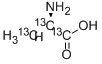 结构式 CAS# 286460-72-8, D-丙氨酸-13C3