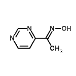 CAS 登录号：28648-80-8， (1E)-N-羟基-1-(4-嘧啶基)乙烷亚胺