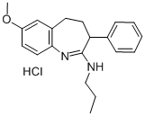 CAS#: 28717-77-3， 4,5-Dihydro-7-Methoxy-3-Phenyl-2-(Propylamino)-3H-1-Benzazepine Monohydrochloride