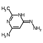 CAS 登录号：28732-87-8， 6-[(1E)-肼基]-2-甲基-4-嘧啶胺
