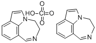 CAS#: 28740-72-9， 3,4-Dihydro-Pyrrolo(3,2,1-jk)(1,4)Benzodiazepine Perchlorate (2:1)