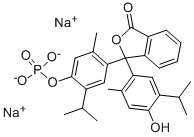 结构式 CAS# 28749-63-5, 百里酚酞单磷酸二钠盐