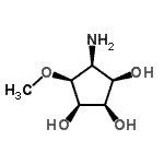 CAS#: 288088-61-9， (1R,2R,3R,4S,5S)-4-Amino-5-Methoxy-1,2,3-Cyclopentanetriol