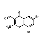 CAS#: 288399-44-0， 2-Amino-6,8-Dibromo-4-Oxo-4H-Chromene-3-Carbaldehyde