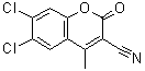 CAS 登录号：288399-86-0， 6,7-二氯-4-甲基-2-氧代-2H-苯并吡喃-3-甲腈