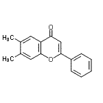 CAS 登录号：288400-99-7， 6,7-二甲基-2-苯基-4H-苯并吡喃-4-酮