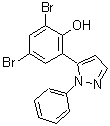 CAS#: 288401-36-5， 2,4-Dibromo-6-(1-Phenyl-1H-Pyrazol-5-Yl)Phenol
