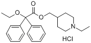 CAS#: 2893-42-7， 2,2-Diphenyl-2-Ethoxyacetic Acid (1-Ethyl-4-Piperidyl)Methyl Ester Hydrochloride