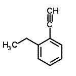 structure of CAS# 29074-77-9, 1-Ethyl-2-Ethynylbenzene;1-ETHYL,2-ETHYNYL-BENZENE;1-ethyl-2-ethynyl-benzene;2-Ethylphenylacetylene