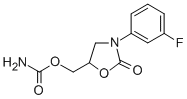 CAS 登录号:29218-33-5, 3-(M-氟苯基)-2-氧代-5-恶唑烷基甲基氨基甲酸酯