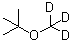 结构式 CAS# 29366-08-3, 2-甲基-2-[(<sup>2</sup>H<sub>3</sub>)甲氧基]丙烷