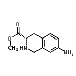 CAS 登录号：293736-97-7， 甲基(3S)-7-氨基-1,2,3,4-四氢-3-异喹啉羧酸酯