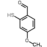 CAS 登录号：294674-98-9， 4-甲氧基-2-硫基苯甲醛