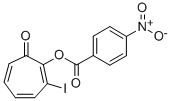 CAS 登录号：2961-87-7， 2-羟基-3-碘-2,4,6-环庚三烯-1-酮对硝基苯甲酸盐