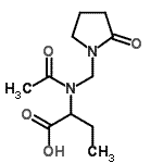 CAS#: 297761-73-0， 2-{Acetyl[(2-Oxo-1-Pyrrolidinyl)Methyl]Amino}Butanoic Acid