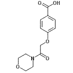 CAS#: 29936-96-7， 4-[2-(4-Morpholinyl)-2-Oxoethoxy]Benzoic Acid