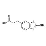 CAS 登录号：30132-20-8， 3-(2-氨基-1,3-苯并噻唑-6-基)丙酸