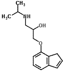 CAS#: 30190-86-4， 1-(1H-Inden-7-Yloxy)-3-(Isopropylamino)-2-Propanol
