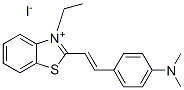 CAS#: 3028-97-5， 2-[2-[4-(Dimethylamino)phenyl]ethenyl]-3-ethylBenzothiazolium iodide